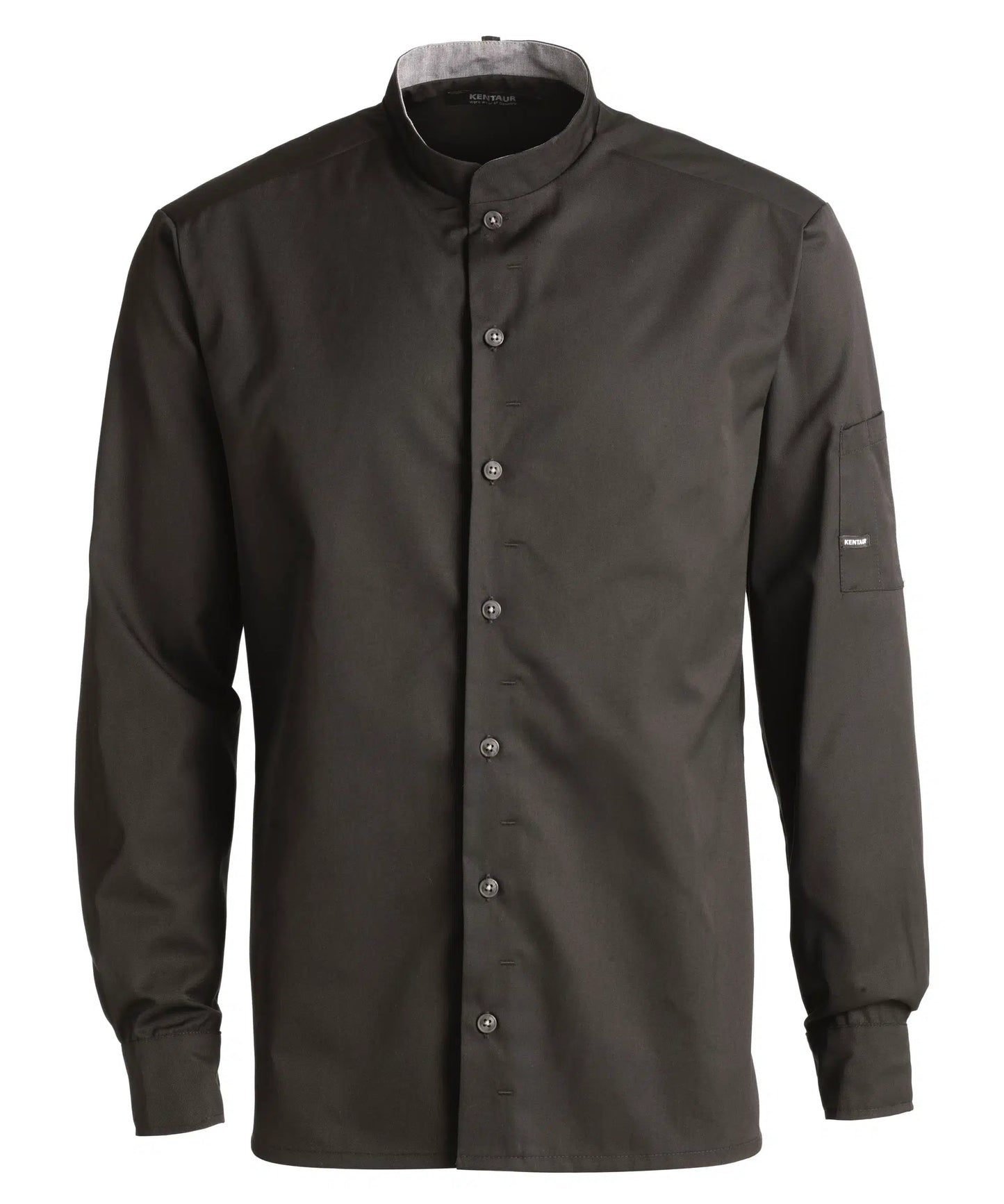 Kentaur chef jacket L/sleeve Black 25203
