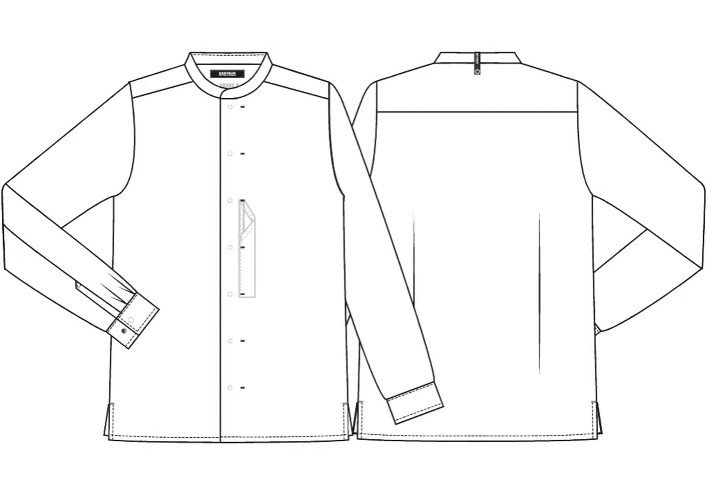 Chef Service Shirt with Tencel Long Sleeve 25241