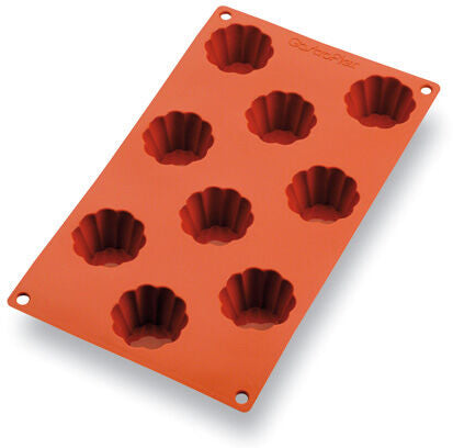 GASTROFLEX MOULD TRAY GN 1/3 325X176 9 MINI-BRIOCHES 5.2 CM