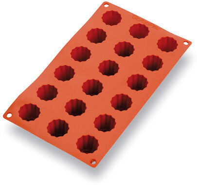 GASTROFLEX MOULD TRAY GN 1/3 325X176 18 CANNELÉS 3.5 CM