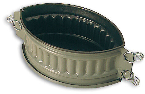 Oval Ribbed Pate Classic Mould 24x14x9.5cm