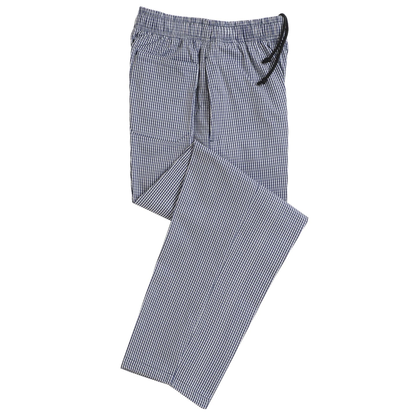 Chef Blue White Check Trousers