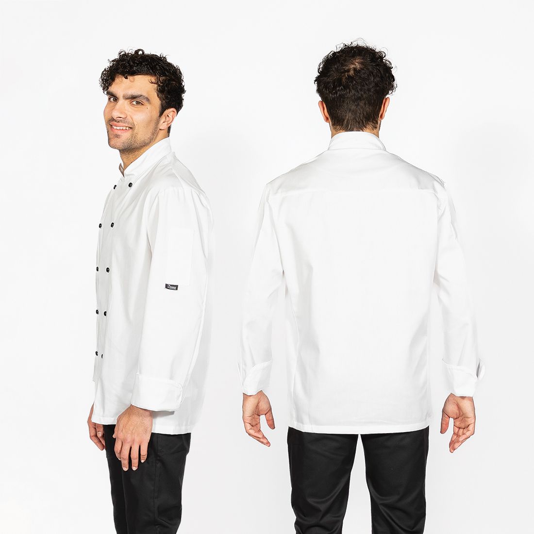 Chef Stud Button Jacket Long Sleeve