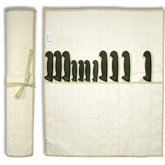 14 piece canvas knife wallet