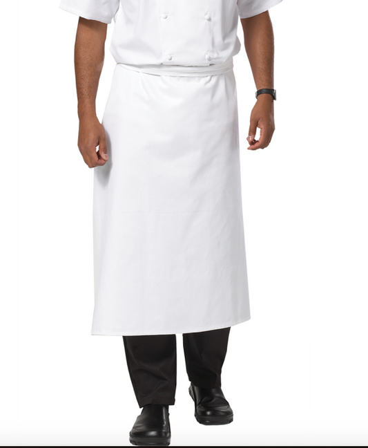 White Waist Apron Longer Length 915(L) x 915(W)mm