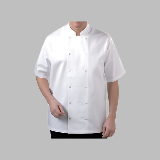 chef press stud jacket