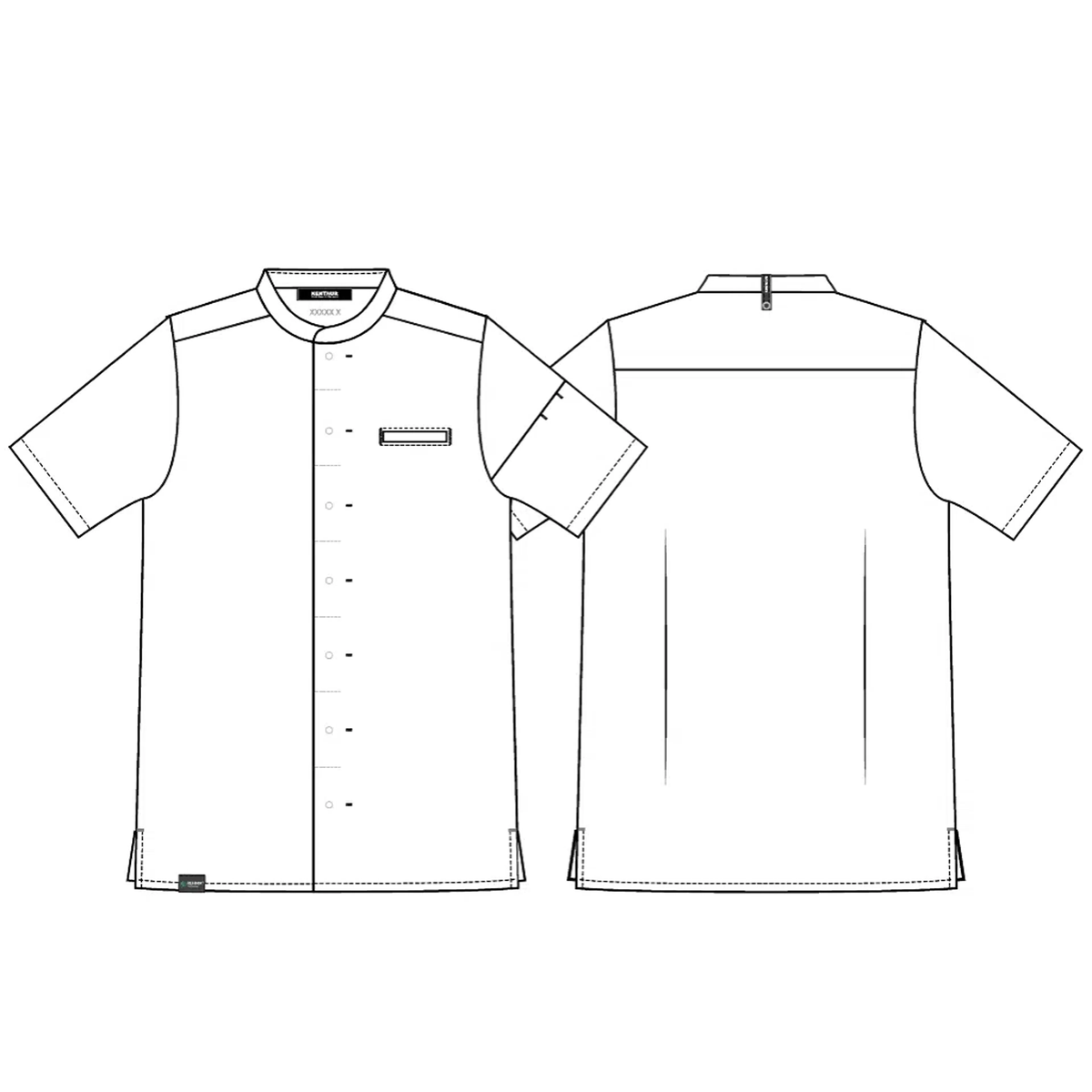 Kentaur TENCEL™ Refibra White Unisex Chef Jacket – 25284