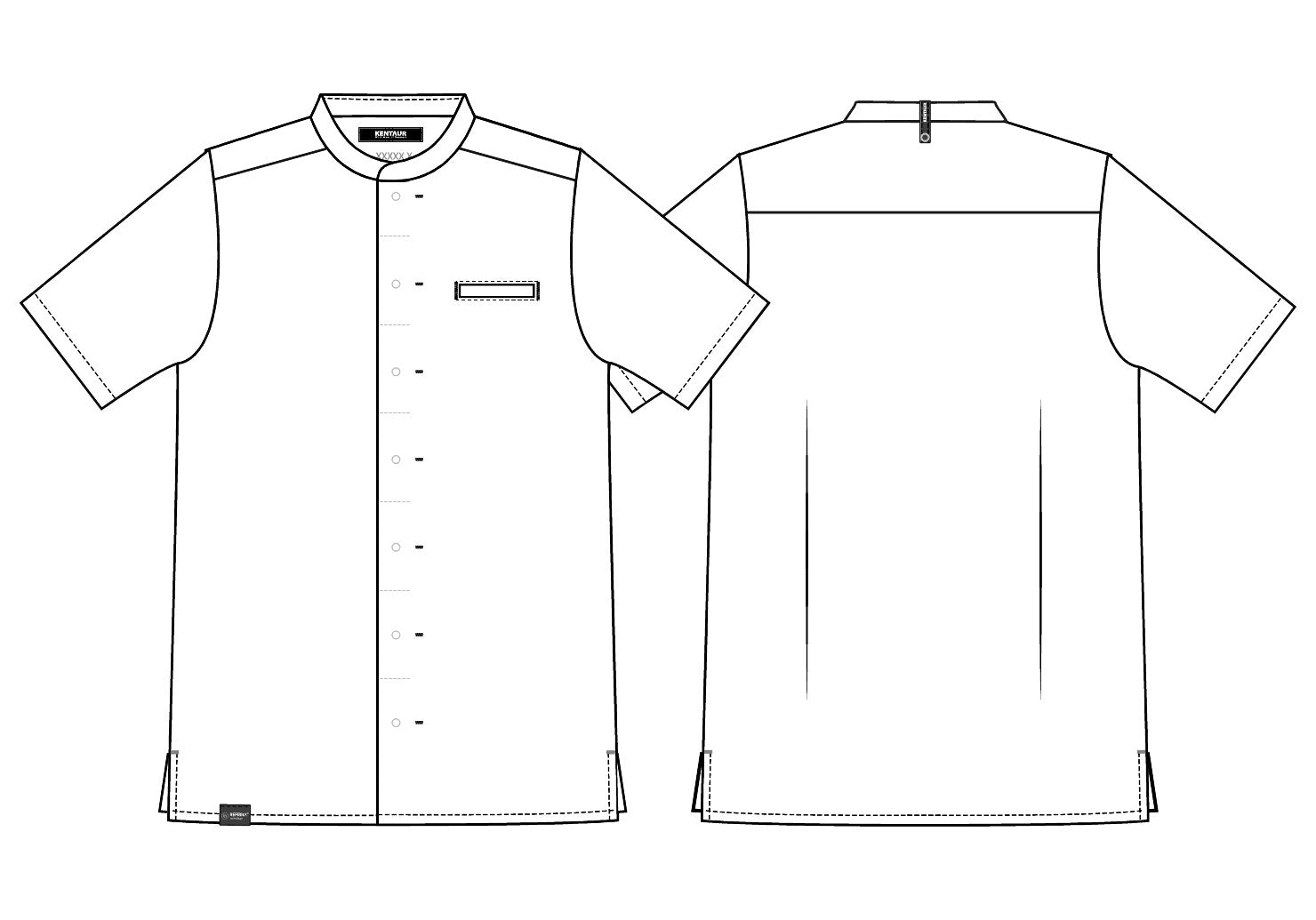 Kentaur Tencel Refibra  Chef Shirt /25284