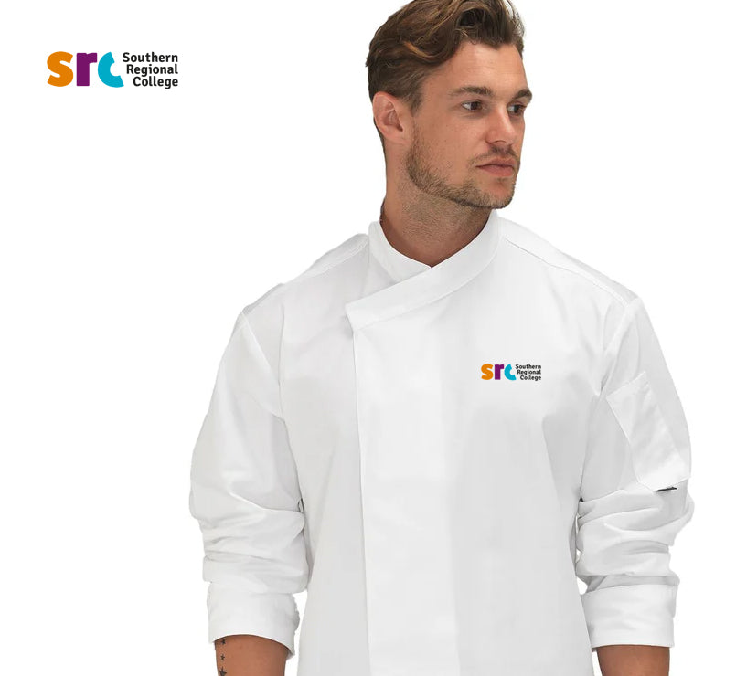 2 Chef White  Long Sleeve Tunic SAVE £15.00