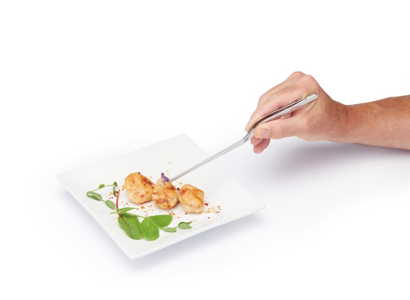 Chef Garnishing Plating Tongs 21cm