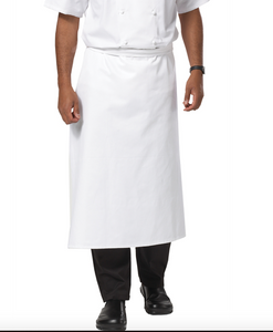 White small outlet apron