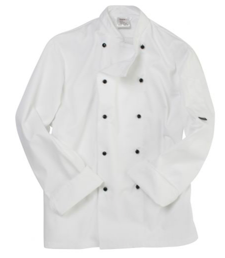 chef stud button jacket