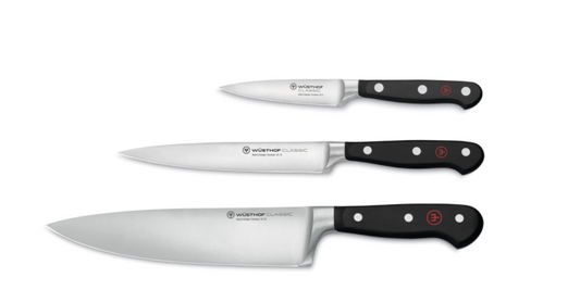 Wusthof Classic 3 Piece Knife Set 