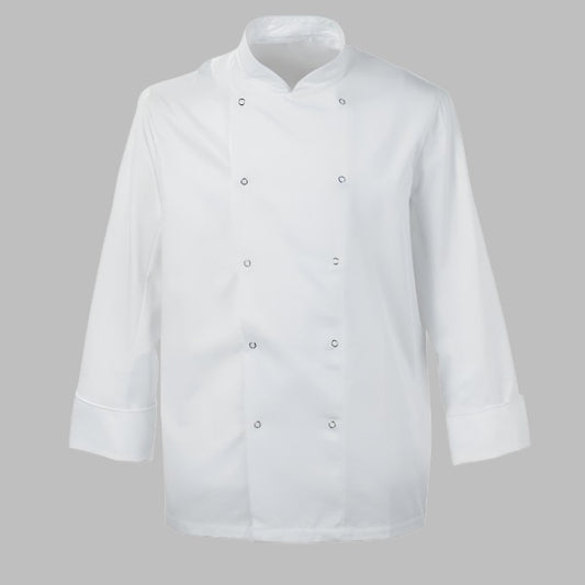 chef press stud jacket the chef shop belfast