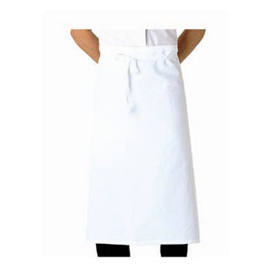 white waist apron